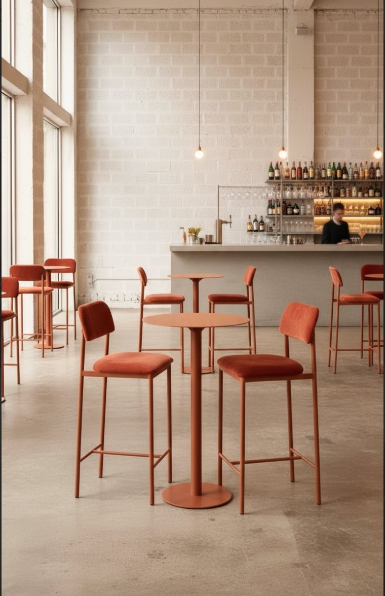 Banqueta Cantina Tapizada